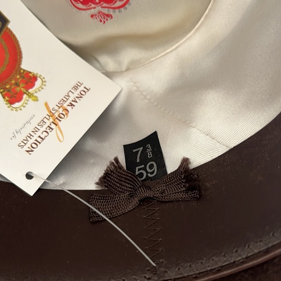 Genuine Velour hat by Selentino Maple size 7 3/8 (59) - Picture 7 of 10